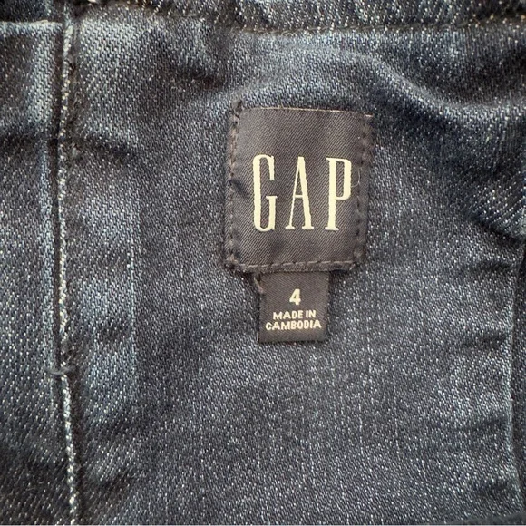 Gap Strapless Denim Midi Dress Size 4 Medium Wash Tube - Picture 4 of 5